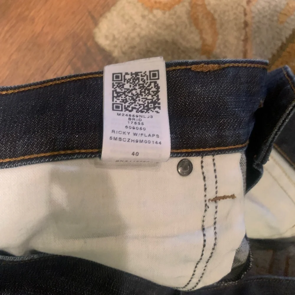 True religion, Ricky, mud, splash, jeans, dark blue, relaxed straight - Picture 6 of 16